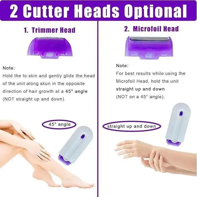 Rechargeable Women's Hair Shaver for All Body Parts - Image 7
