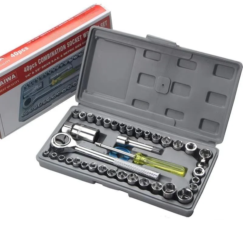 Chrome Vanadium 40-Piece Tool Kit Set - Image 5