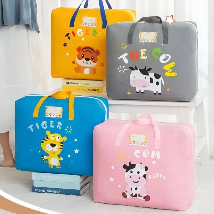 Children's Dinosaur Travel Bags Non-Woven Zipper Closure - Image 2