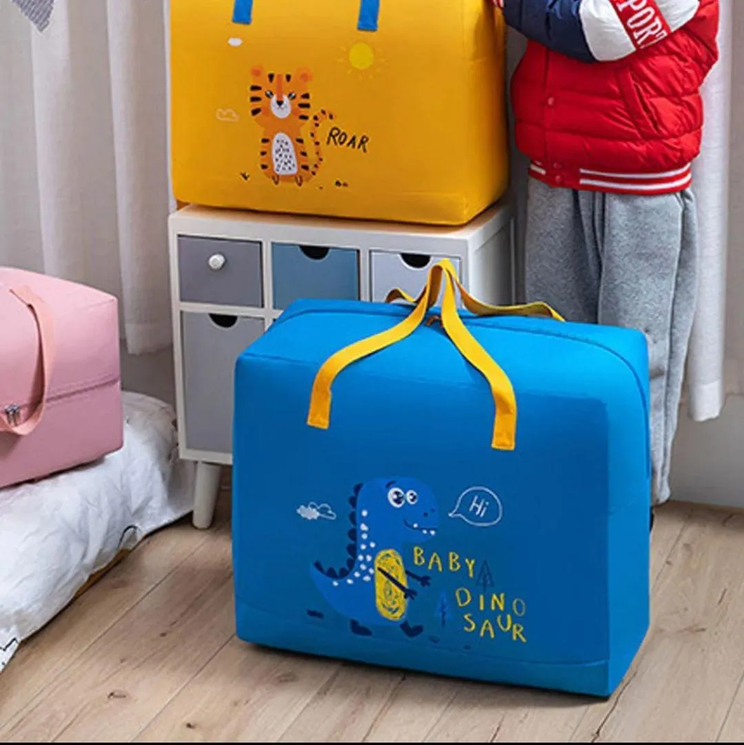 Children's Dinosaur Travel Bags Non-Woven Zipper Closure - Image 3