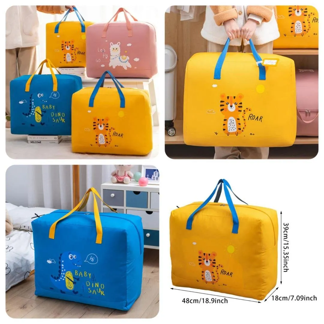 Children's Dinosaur Travel Bags Non-Woven Zipper Closure - Image 4